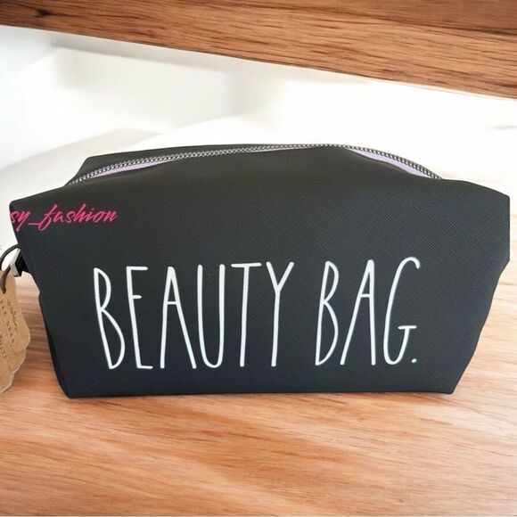 Rae Dunn Makeup Toiletries Cosmetic Travel Bag - Picture 1 of 5